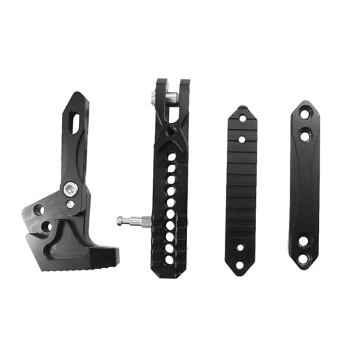 Universal Motorcycle Kickstand Adjustable Foot Side Support Parking Black-1