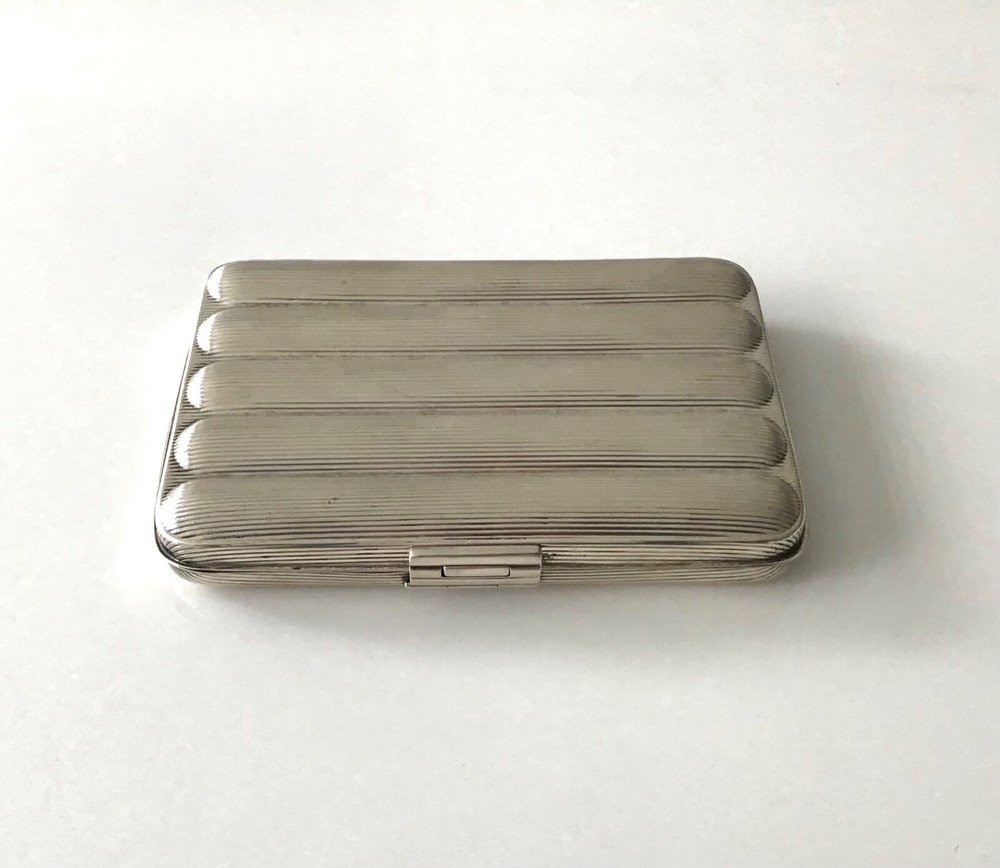 Antique Germany German Solid 835 silver cigar box