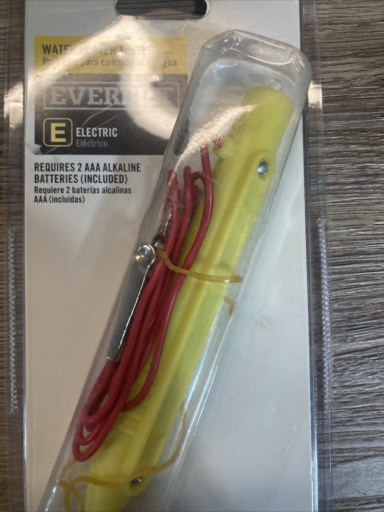 Everbilt Water Heater Continuity Tester See Notes