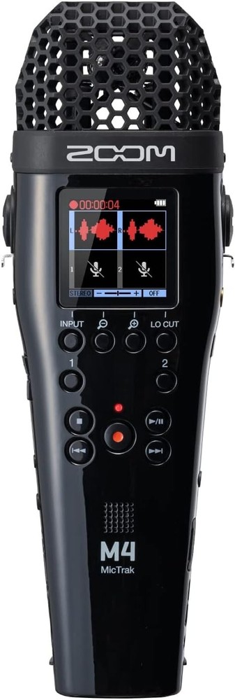 Zoom M4 4-track recorder with built-in timecode generator, 32-bit float support