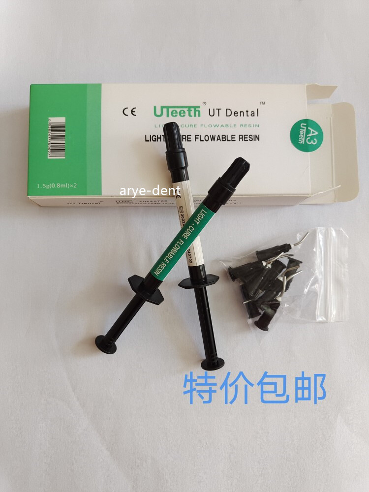 Dental Composite Resin Flowable Light Cure A1/A2/A3 Flow Etching Bond Adhesive