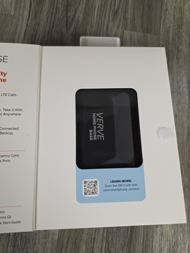 Consumer Cellular Verve Home Phone Base Model SD3000 New/Open Box
