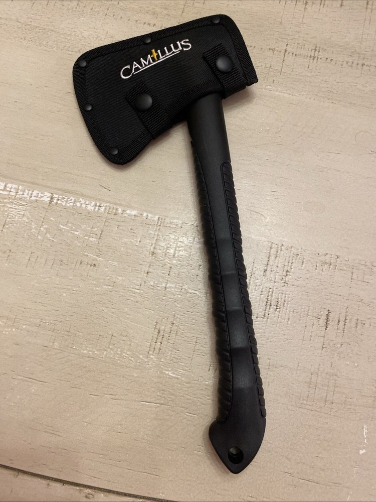 Camillus Black Hatchet Axe Plastic Handle & Sheath