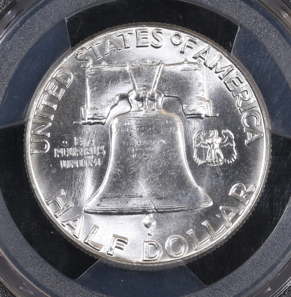 1963 P Half Dollars Franklin PCGS MS-65 FBL