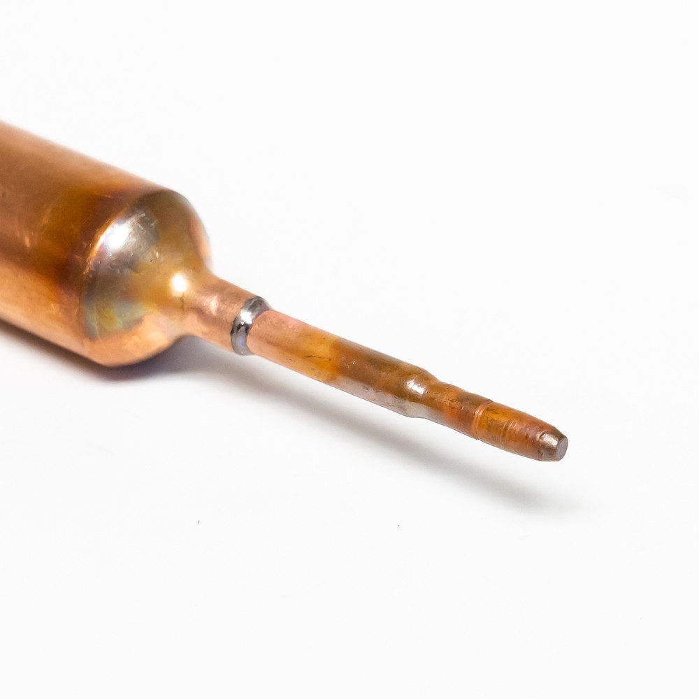 Refrigerator Copper Drier D111 Directional 1/4 inch Step Down & Schrader Valve