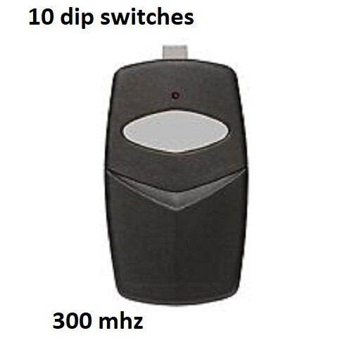 EZ Code Garage Door Gate Remote Control Transmitter R300 300MHZ TS