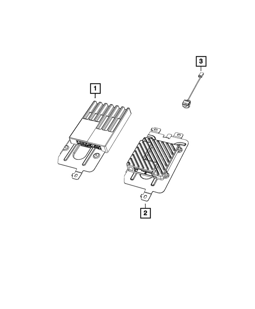 Genuine Mopar Amplifier 68441775AA
