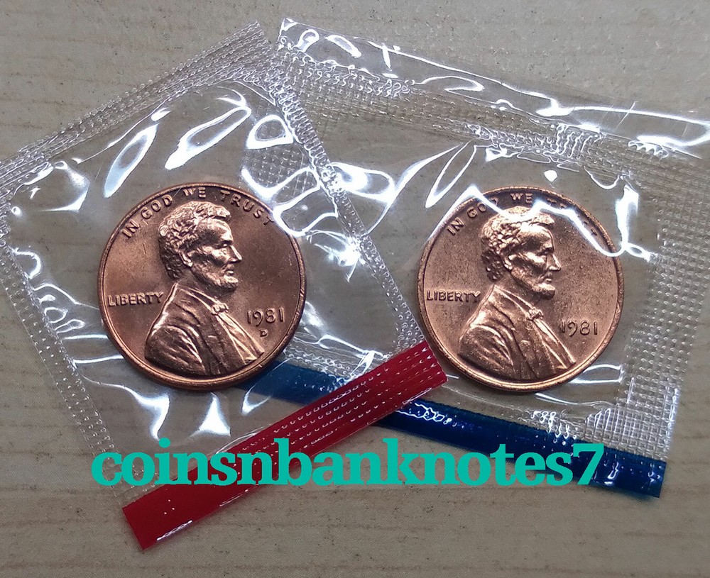 1981-D & P Lincoln Cent BU Set