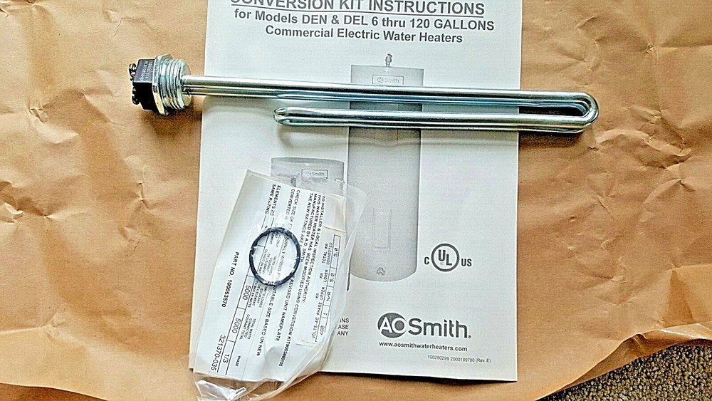 A.O. Smith Conversion Kit 90038600105 DEN/DEL 480 Volt 5-KW W/H Element