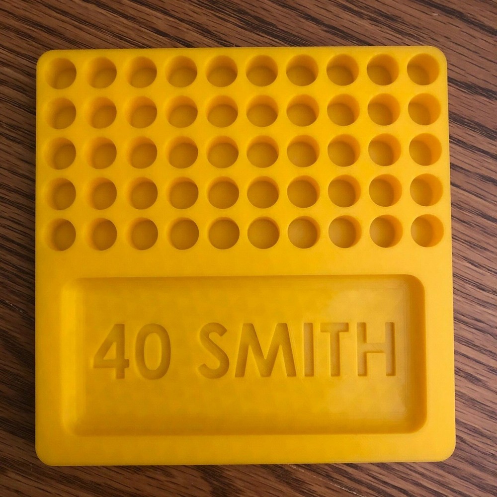 3D Printed .40mm Reloading Tray 50 spots S&W