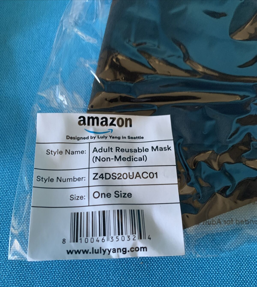 Amazon Employee Face Masks Washable Reusable Adjustable (lot 5)