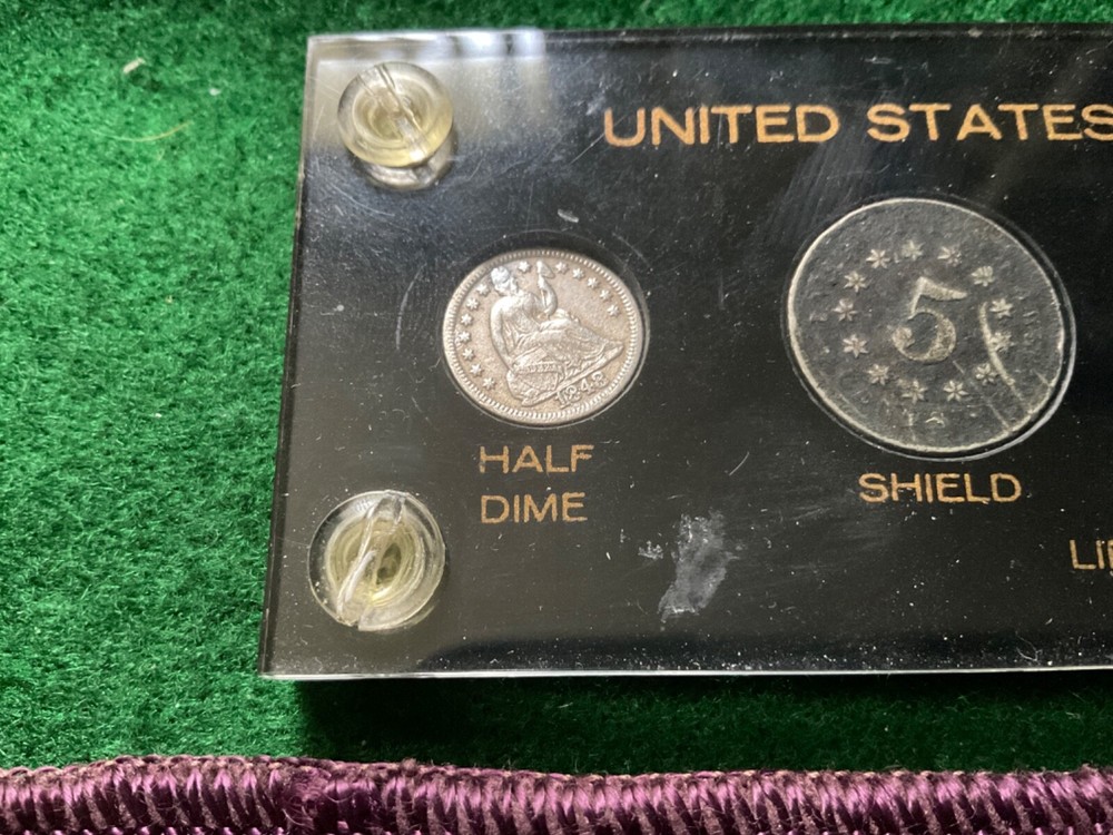 Type Nickel Collection with 1848 Silver Seated Half Dime - T26