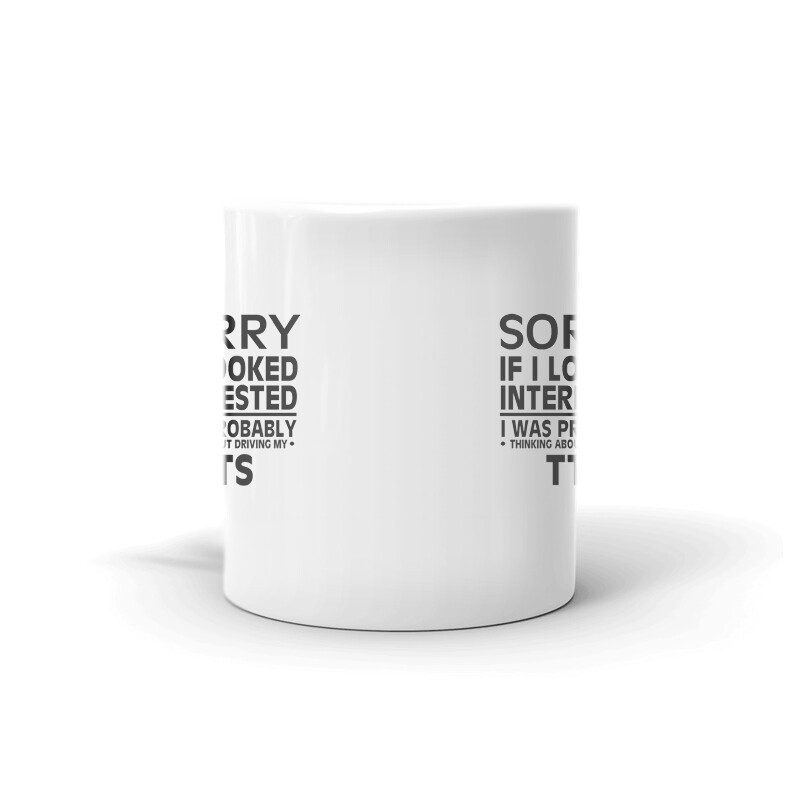 Thinking About Driving My TTS Tea Coffee Ceramic Mug Office Work Cup