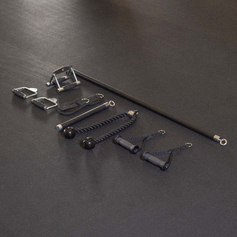 Titan Fitness Functional Trainer, Double Stack 200 LB 2:1 Cable Pull Station