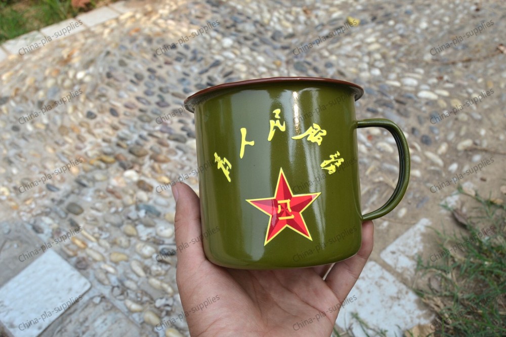Chinese Army PLA 10cm Enameled cup