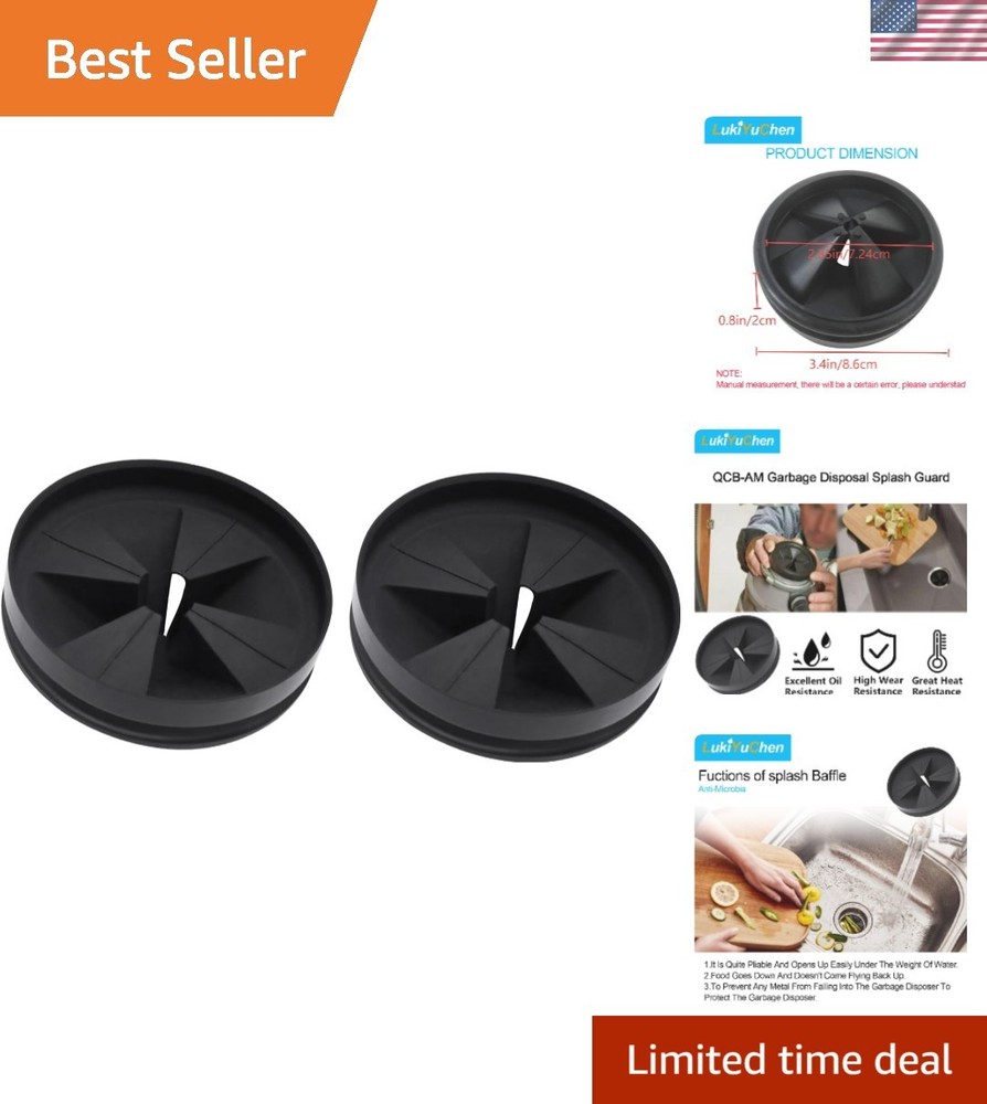 High-Quality Sink Splash Guard for InSinErator - Reduce Noise & Mess | 2 Pack