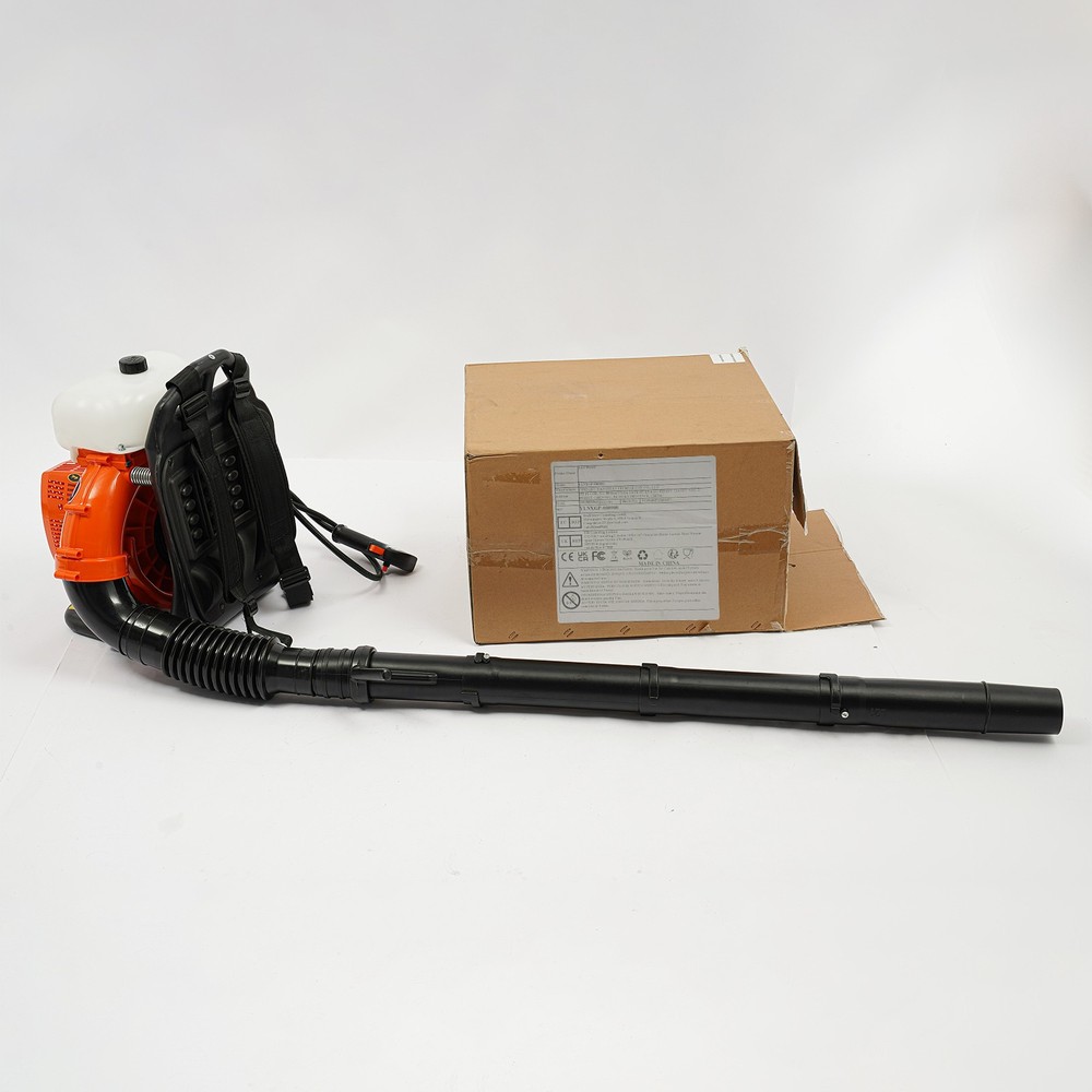 2-stroke Leaf Blower Tool Manual Gasoline Power Backpack Dust Blowing Machine