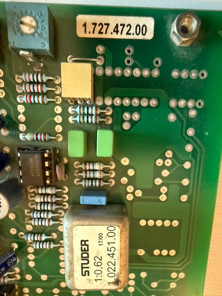 Studer A807 Sound Board – Matched Pair