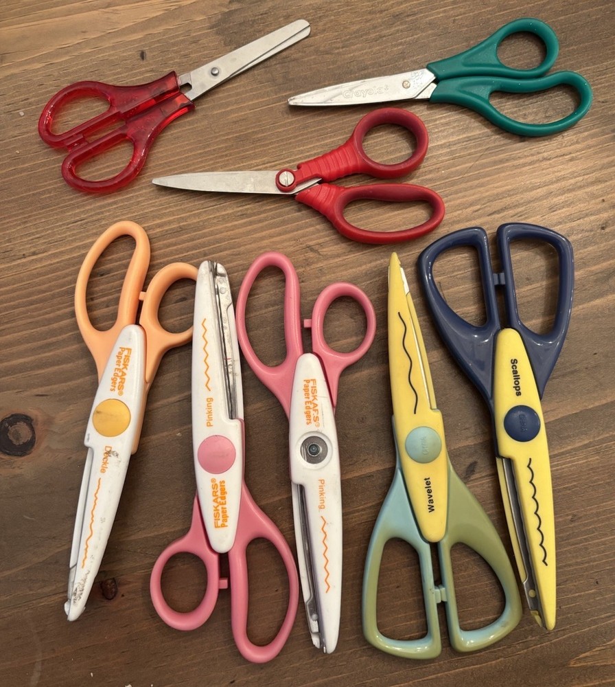 Fiskars Paper Edgers Scissors various patterns
