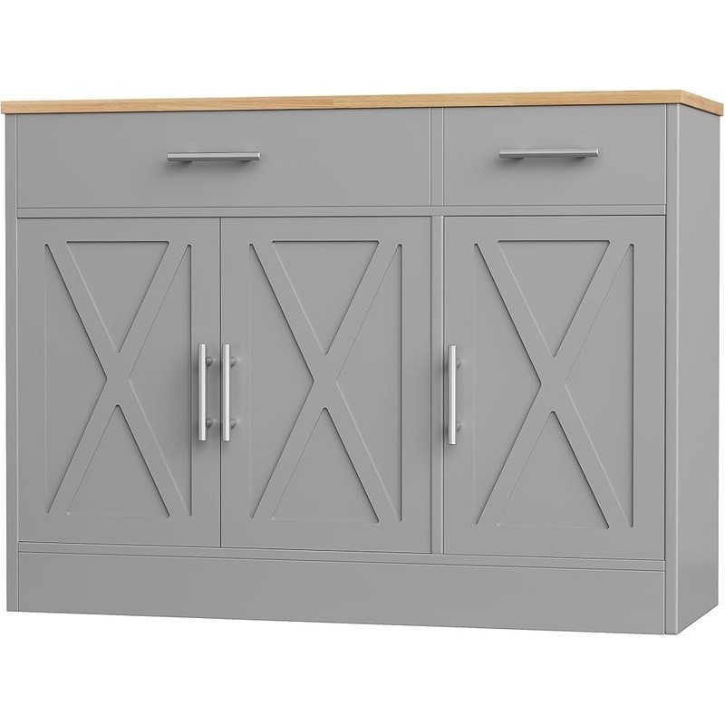 Large Storage Sideboard W/ Adjustable Shelf Buffet Cabinet Kitchen Dining Room
