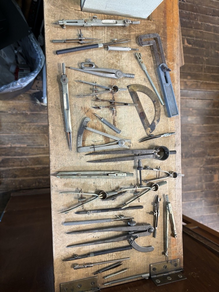 Vintage Machinist & Drafting Tools large lot.