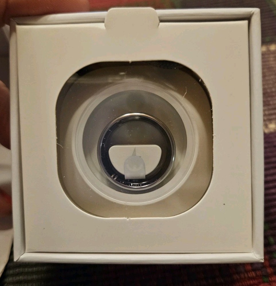 Smart Ring Fitness Tracker/Sleep Tracker Bluetooth  Silver Tone Size 8