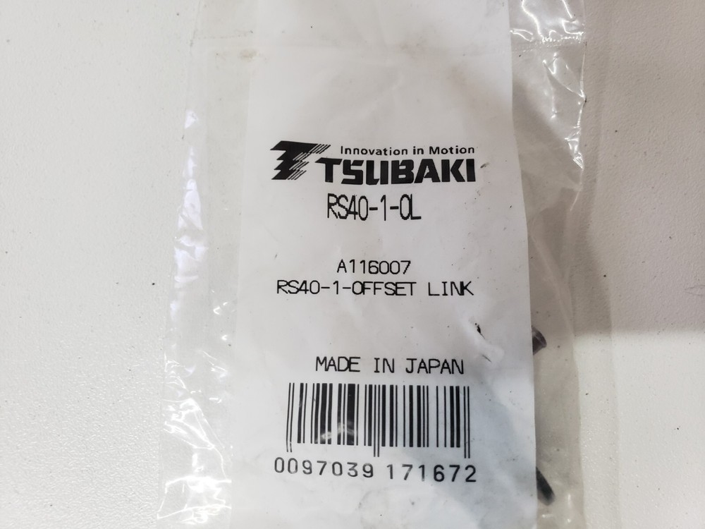 Tsubaki RS40-1-OL Offset Roller Chain Link