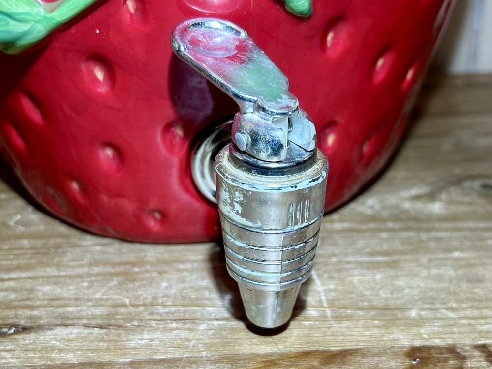 Cracker Barrel Berries Large Strawberry Drink Dispenser