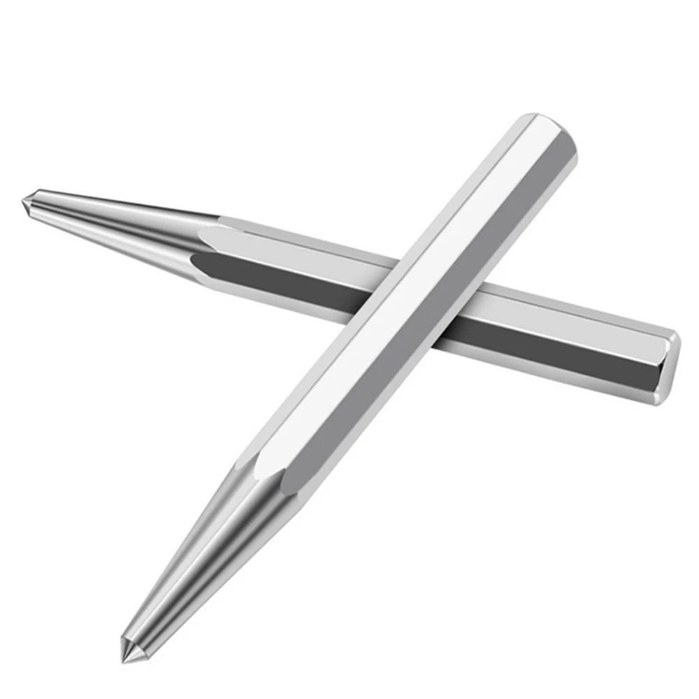 Punching Tip Silver Drilling Marking Bright Chrome Centering Positioning