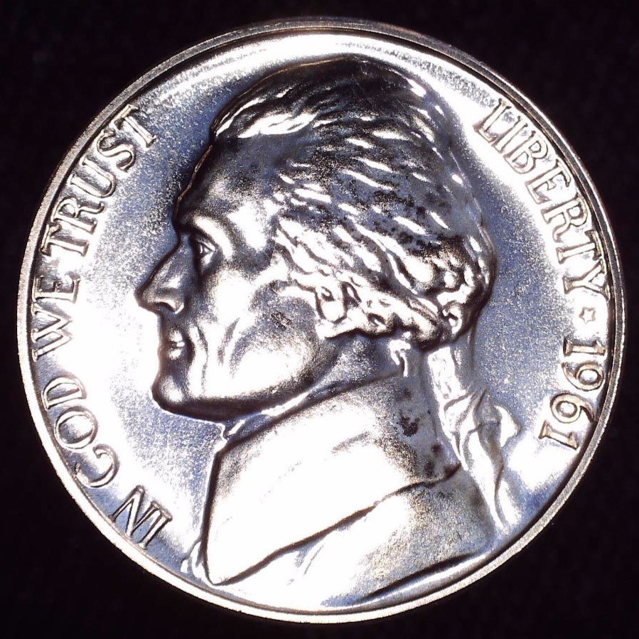 1961 Jefferson Nickel - UNCIRCULATED PROOF