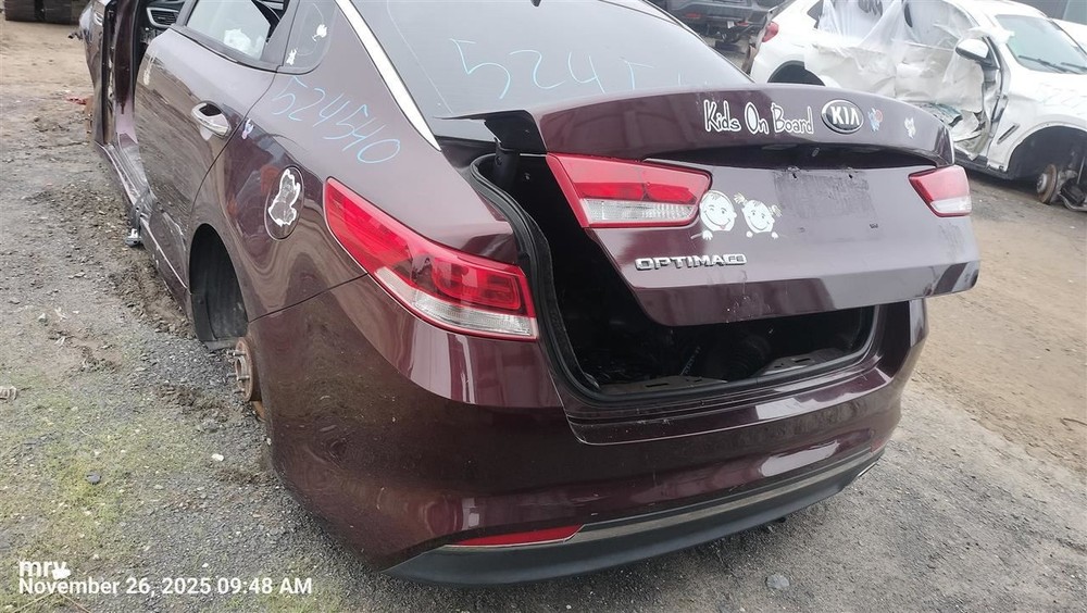 LEFT REAR DOOR WINDOW REGULATOR OEM 2017 KIA OPTIMAKIA