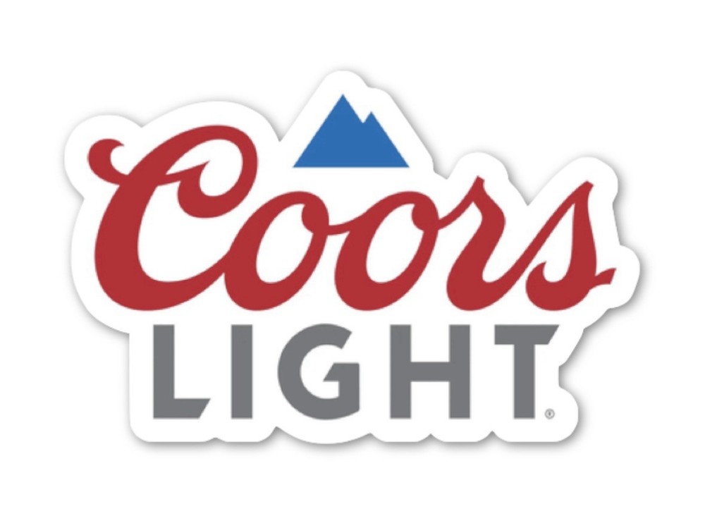 Coors Light Decal Sticker