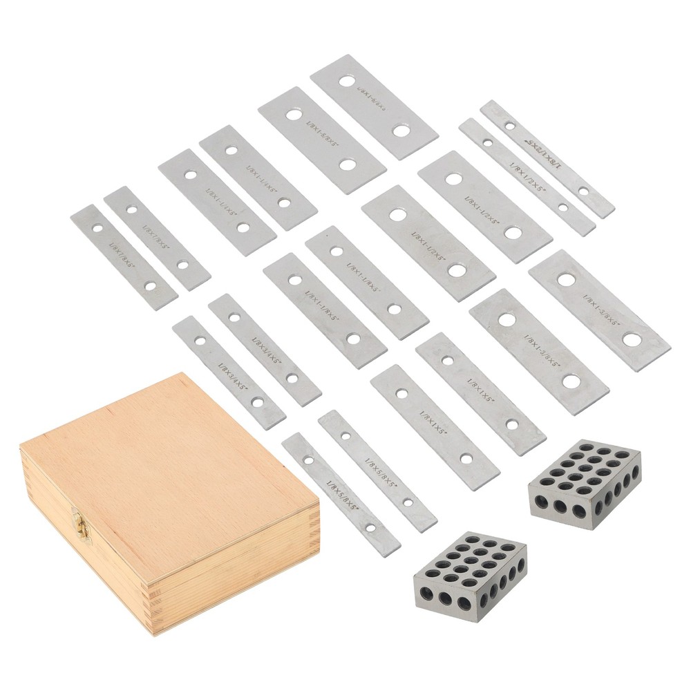 1/8 X 5" 10 Pair Precision Parallel Set AND Matched Pair Of 1-2-3 Blocks