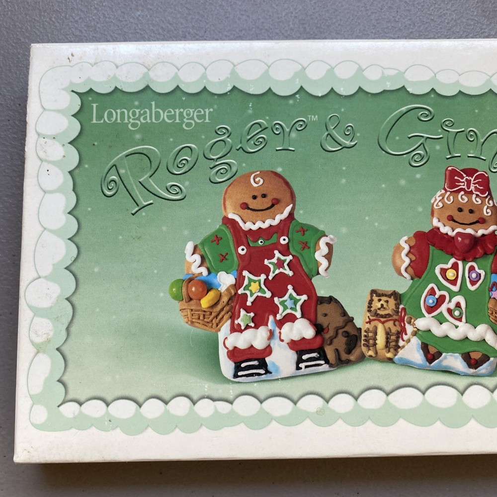 Cookie Molds Longaberger Roger & Ginger NIB 2000