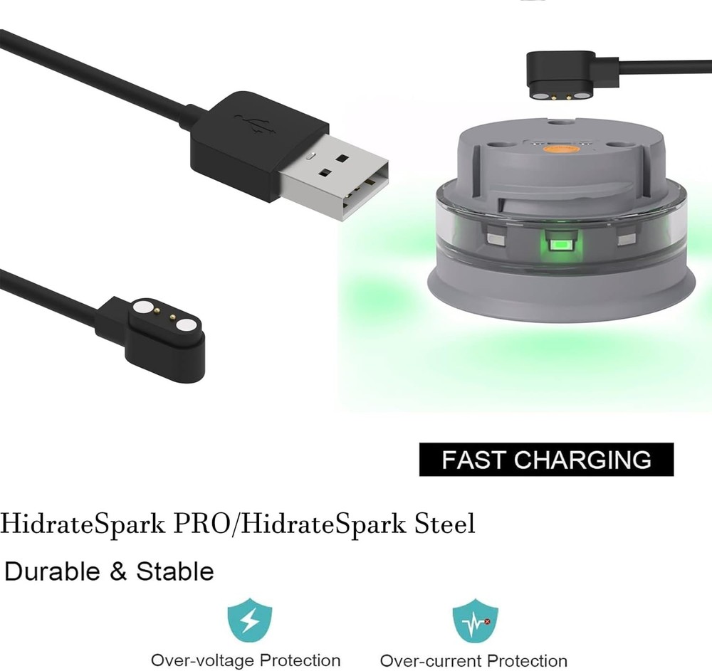 Eco-Friendly Replacement Charging Cable for HidrateSpark PRO & Steel Models