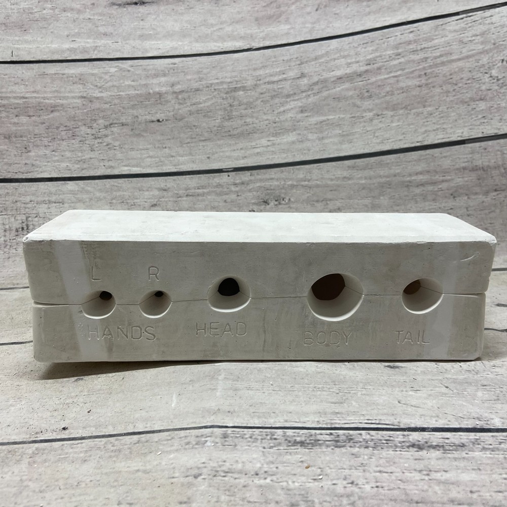 Vintage 1997 Unbranded Ceramic Casting Mold Ghost #1272