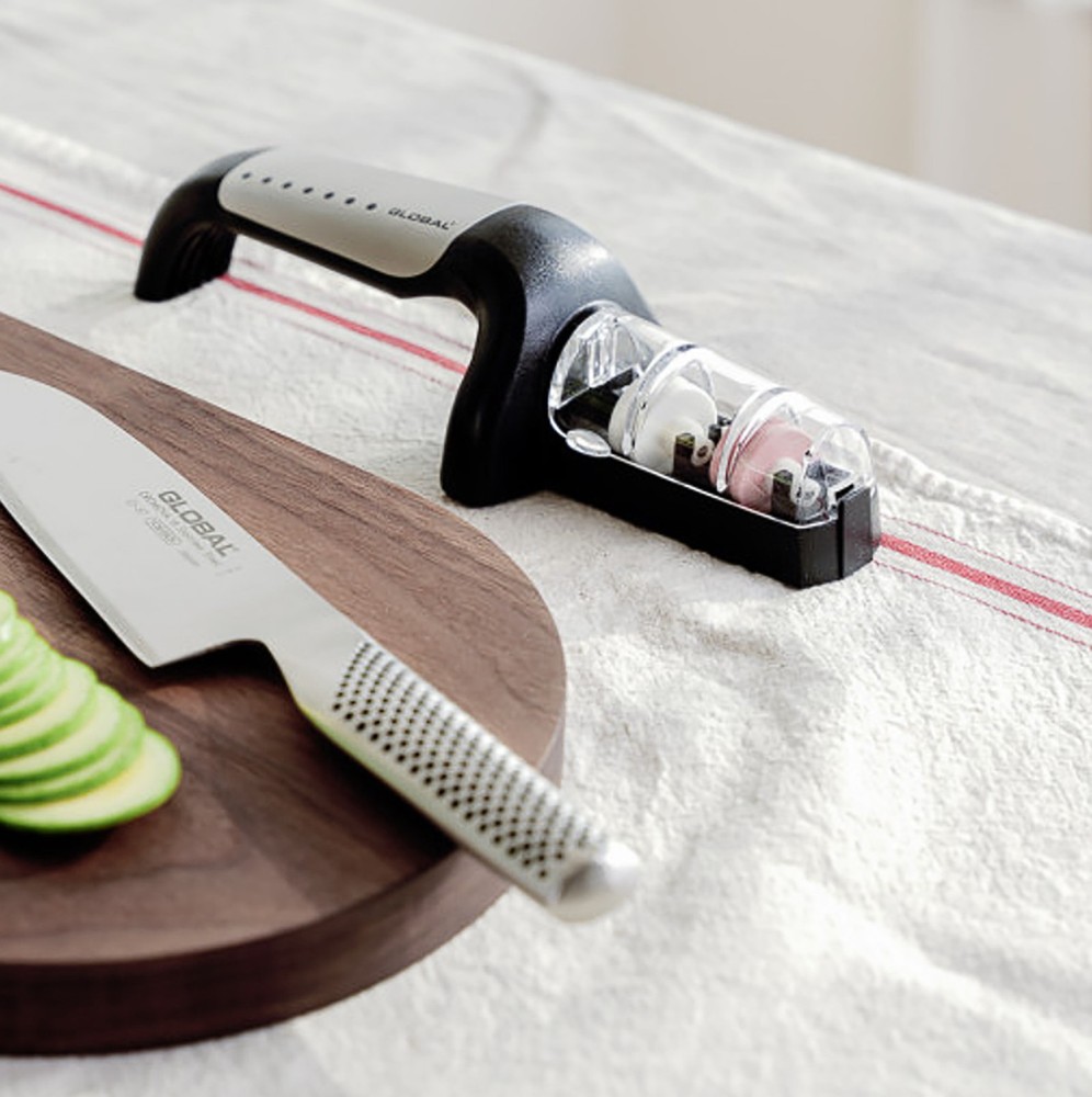 Global Ceramic Water Sharpener, White