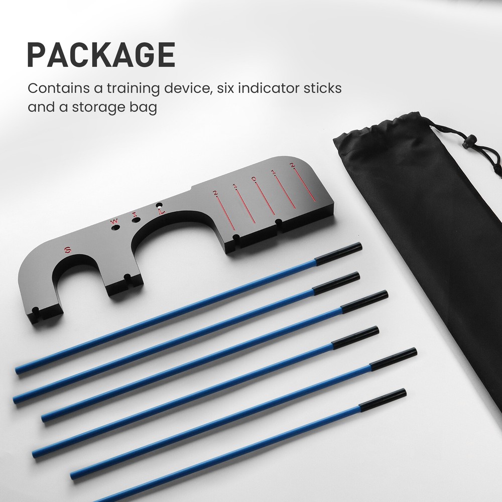 With 6 Alignment Sticks and 5 Swing Plane Angles Golf Training Aid Tour Aim Gate