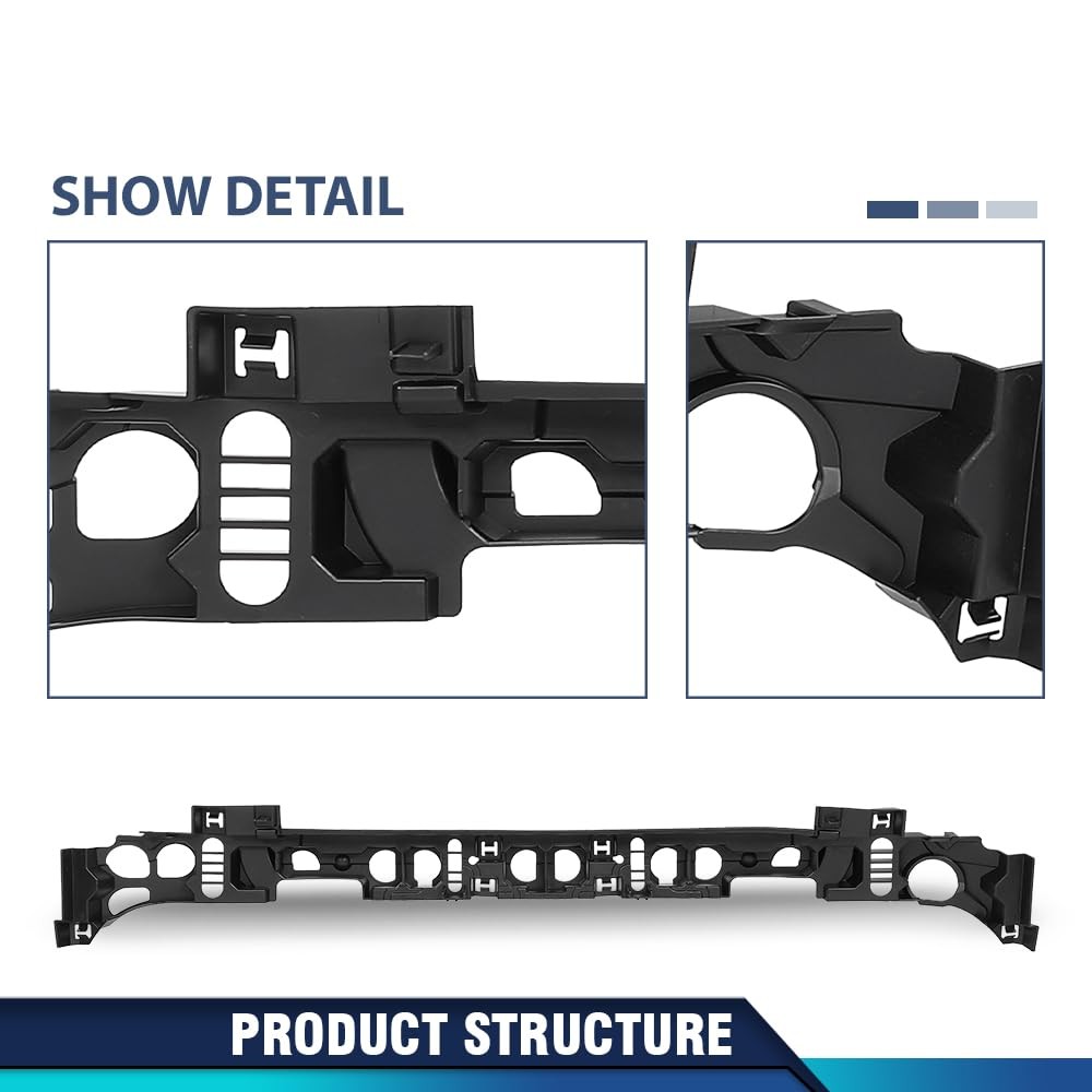 Front Bumper Impact Absorber for Explorer 2018 2019 Black