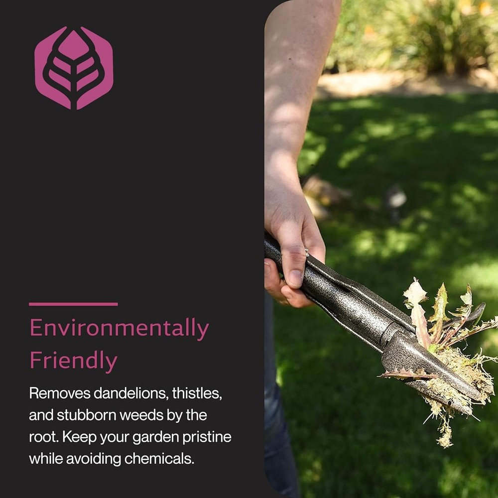 Rocket Weeder with Hand Ejector – Ergonomic, Rust-Resistant, 37" Handle