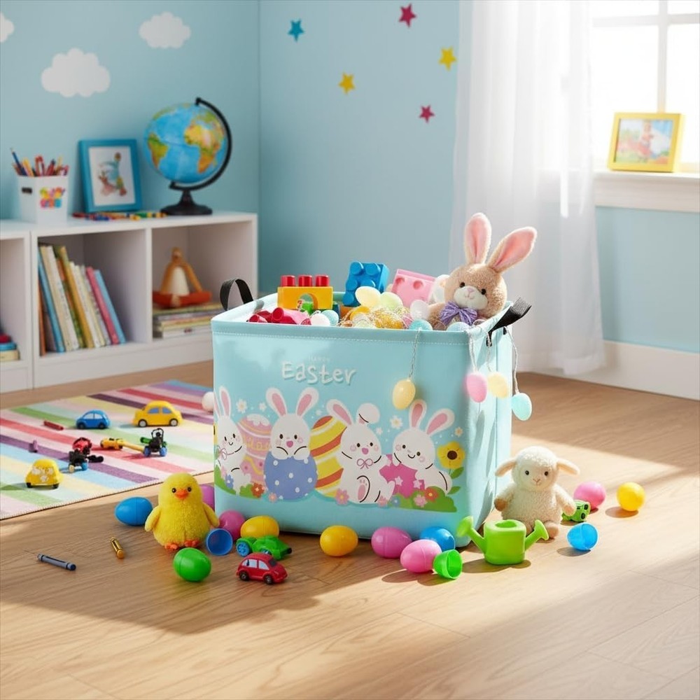 Rectangular Easter Basket Easter Basket for Kids Baby Storage Basket
