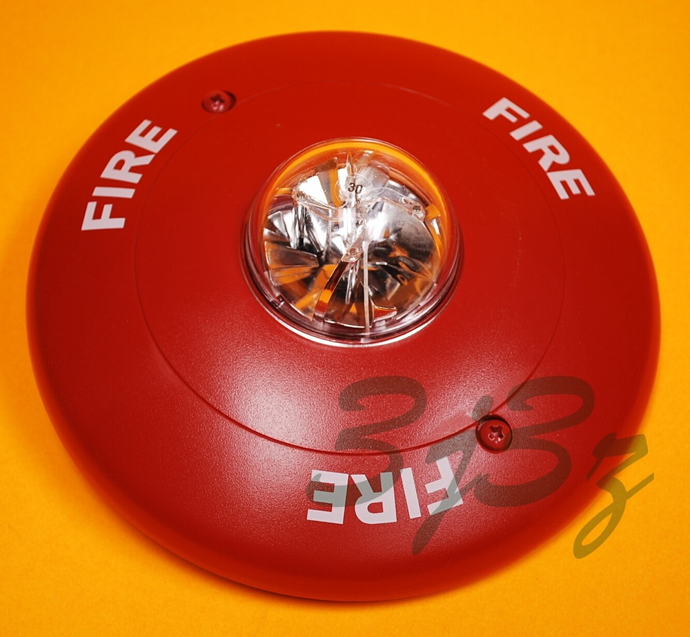 System Sensor SC2430 Red Ceiling Strobe