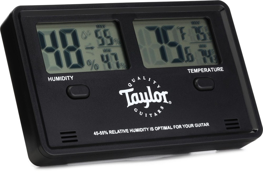 Taylor Hygrometer 2.0 Humidity and Temperature Tracker - Black