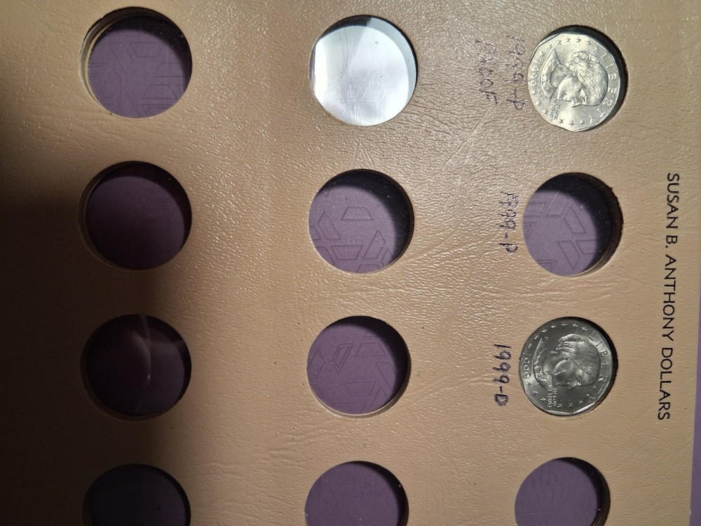 1979-1999 SUSAN B. ANTHONY STARTER SET ( 11) COINS