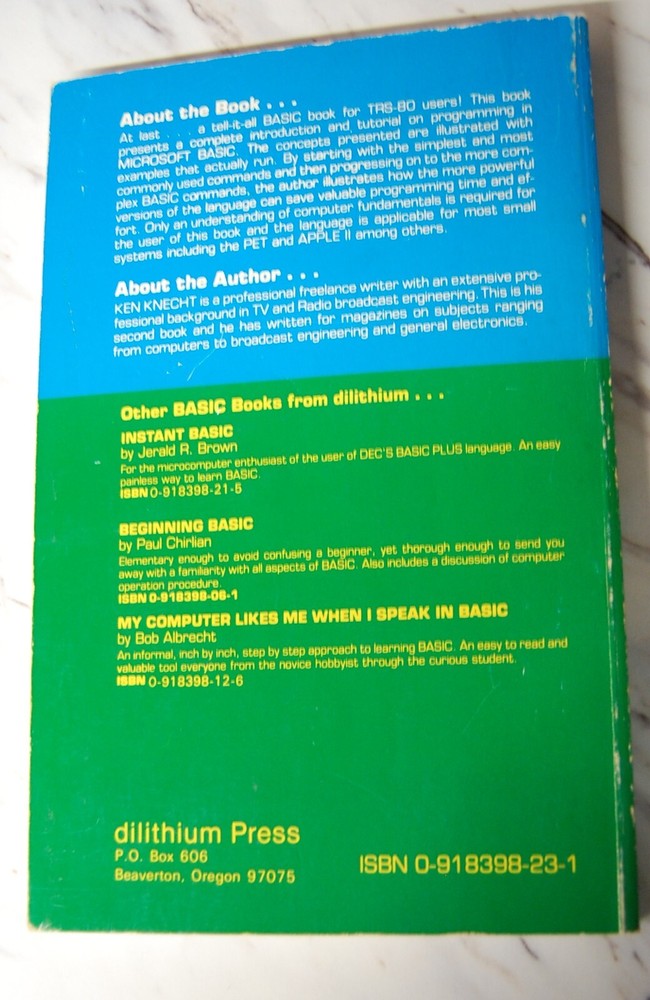 Microsoft BASIC Guide to programming in BASIC