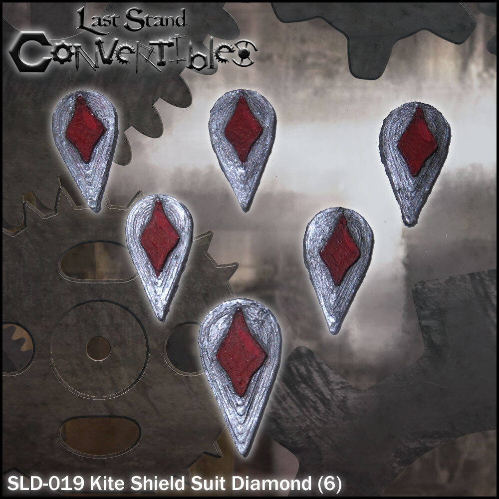 LAST STAND CONVERTIBLES BITS SHIELDS - KITE SHIELD SUIT DIAMOND (6)