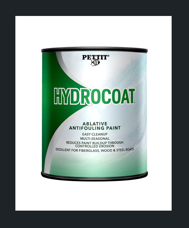 Pettit Marine Paint 1840 Hydrocoat Black Quart