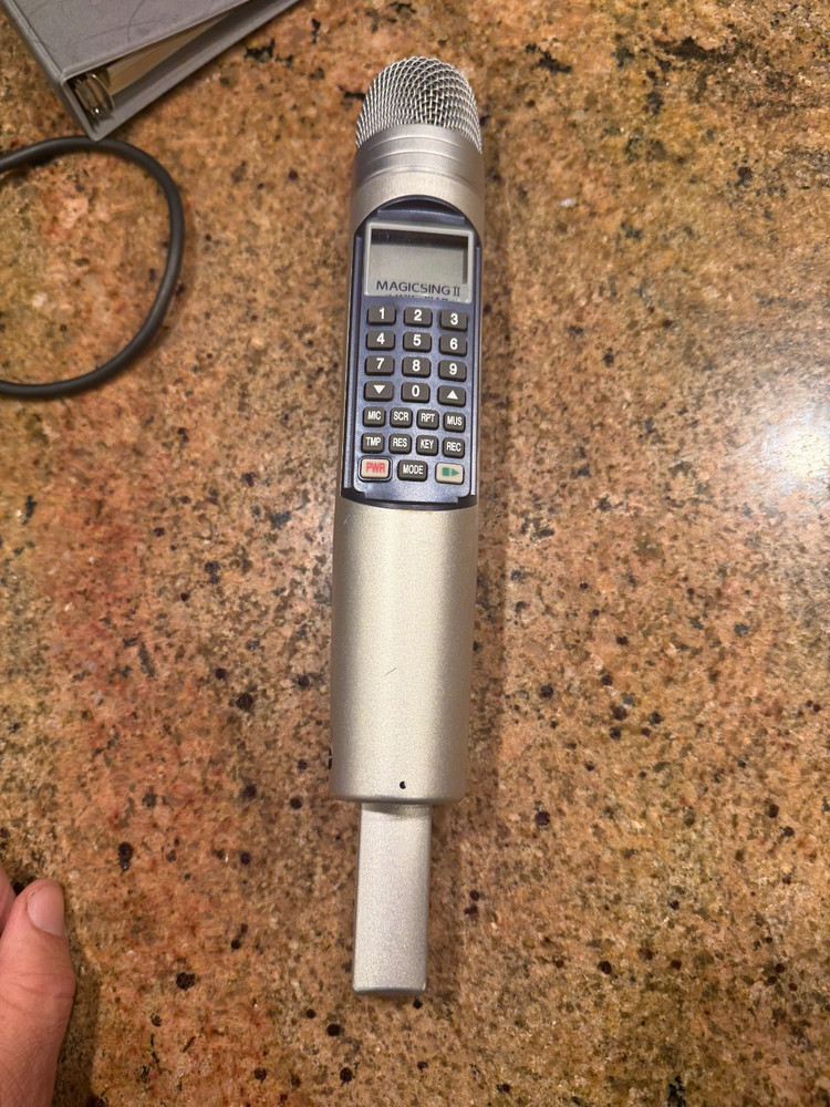 Magic Sing II Enter Tech Karaoke Microphone READ