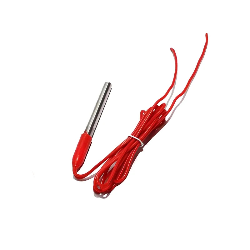 Electric Water Heating Element Rod Waterproof Stainless Steel 10x75MM 1M Wire