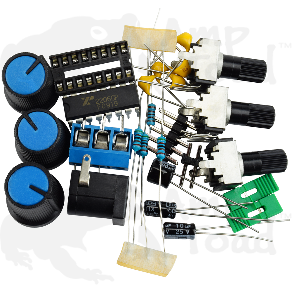 Function Generator XR2206 - DIY Kit - Optional Wall Plug [SOLDERING REQUIRED]